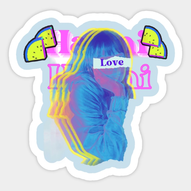 Hanni love Sticker by KumaruArt